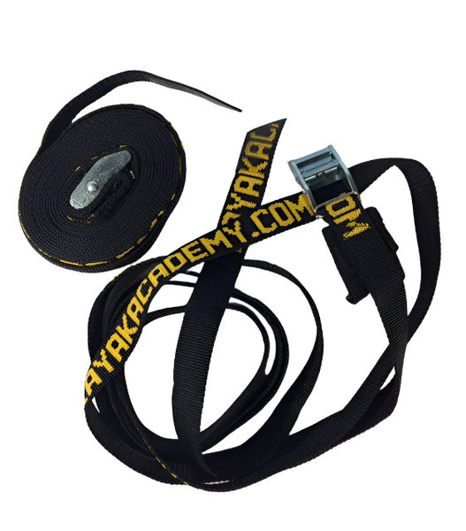 KA Tie Down Strap, heavy duty cam strap with webbing buckle pad and flattened end