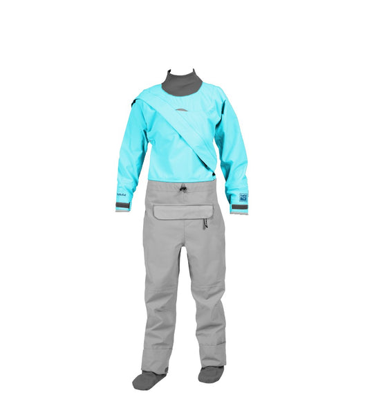 K.A. Special, Kokatat Women's Legacy-WR, GORE TEX PRO Front Entry Dry Suit w/ Front Relief Zipper, Dry Socks and Free GoGirl FUD