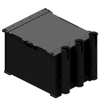 YakAttack BlackPak Fishing Crate w/ 3 rod holders