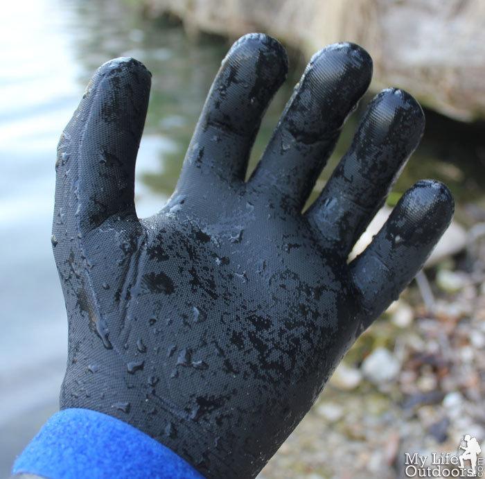 Glacier Glove Perfect Curve Waterproof Fleece-Lined Neoprene Gloves - Black