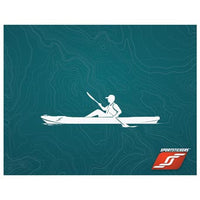 Sit-on-Top Kayak Sport Stickers